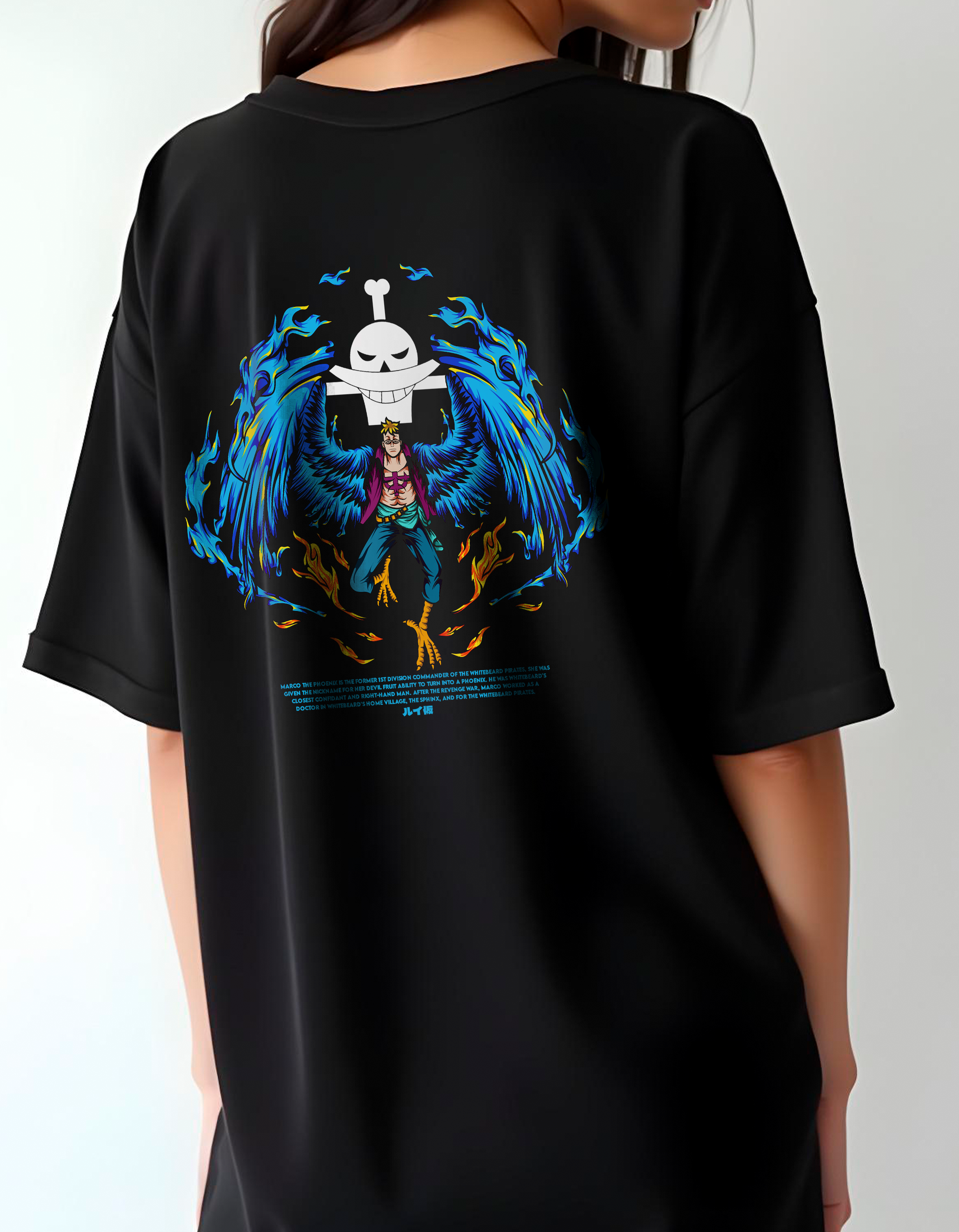 Playera oversize One piece - Marco #1