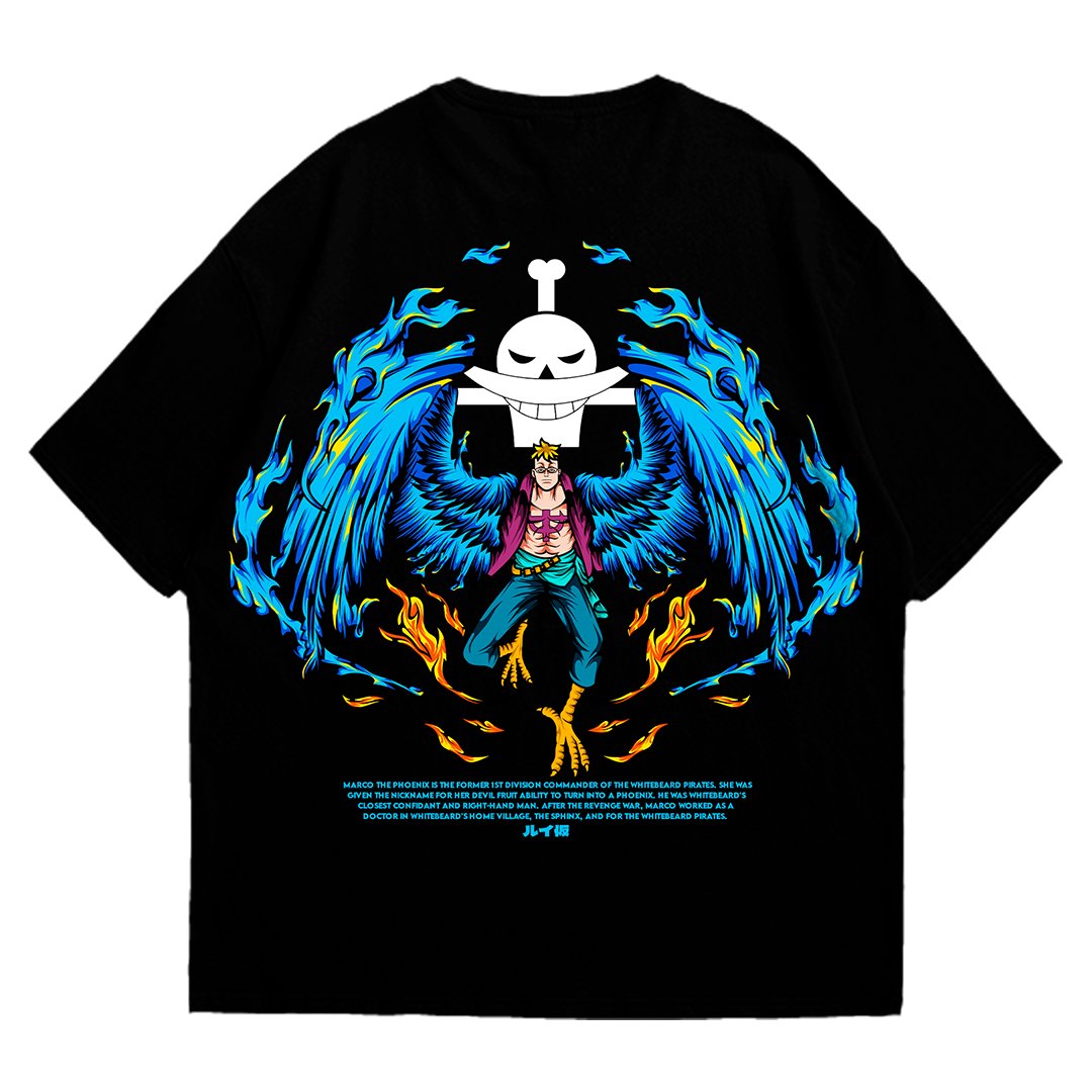 Playera oversize One piece - Marco #1