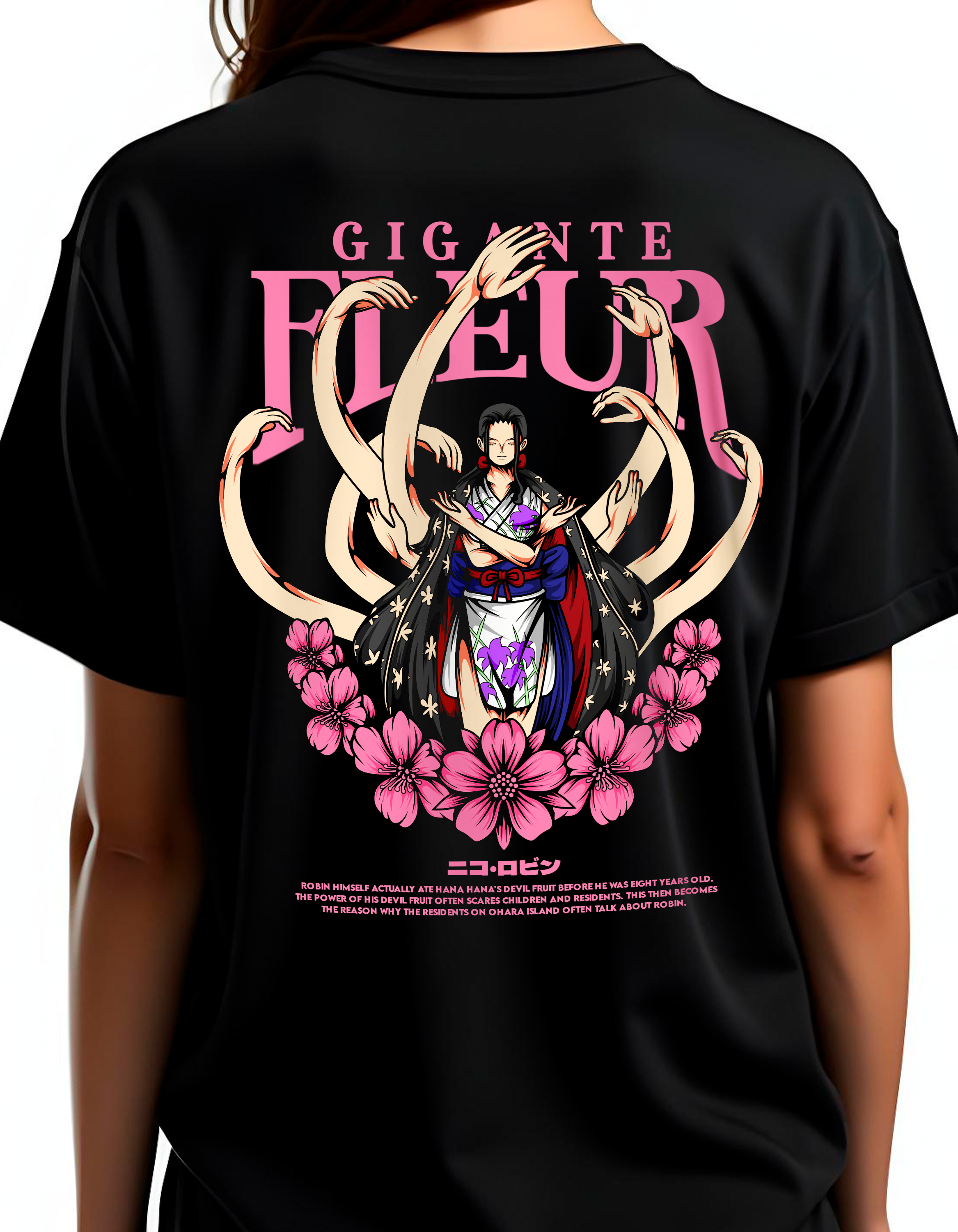 Playera oversize One piece - Nico Robin #1