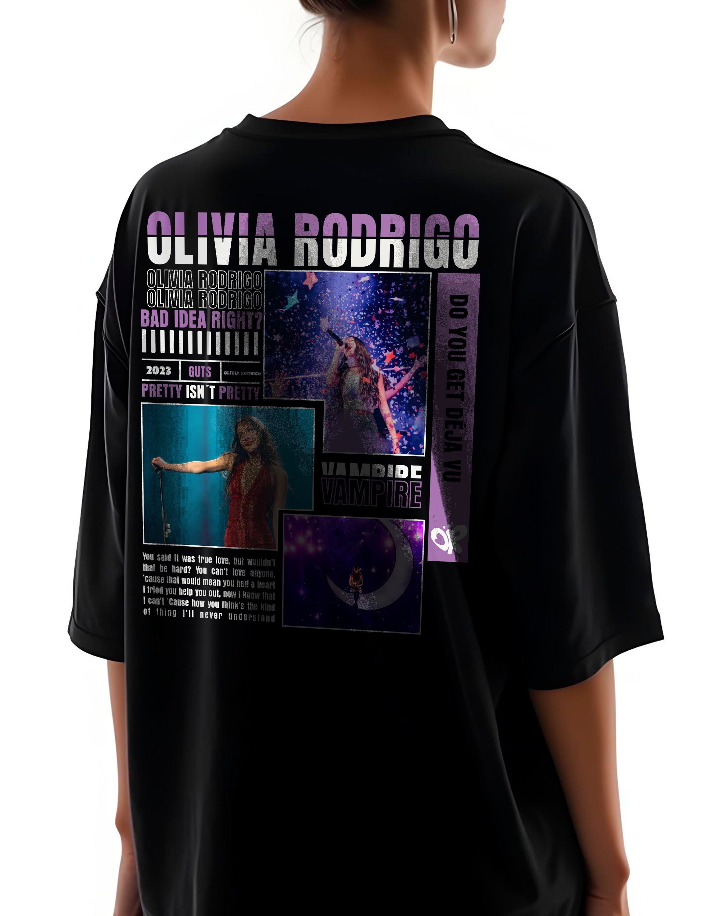 Playera oversize Olivia Rodrigo #2