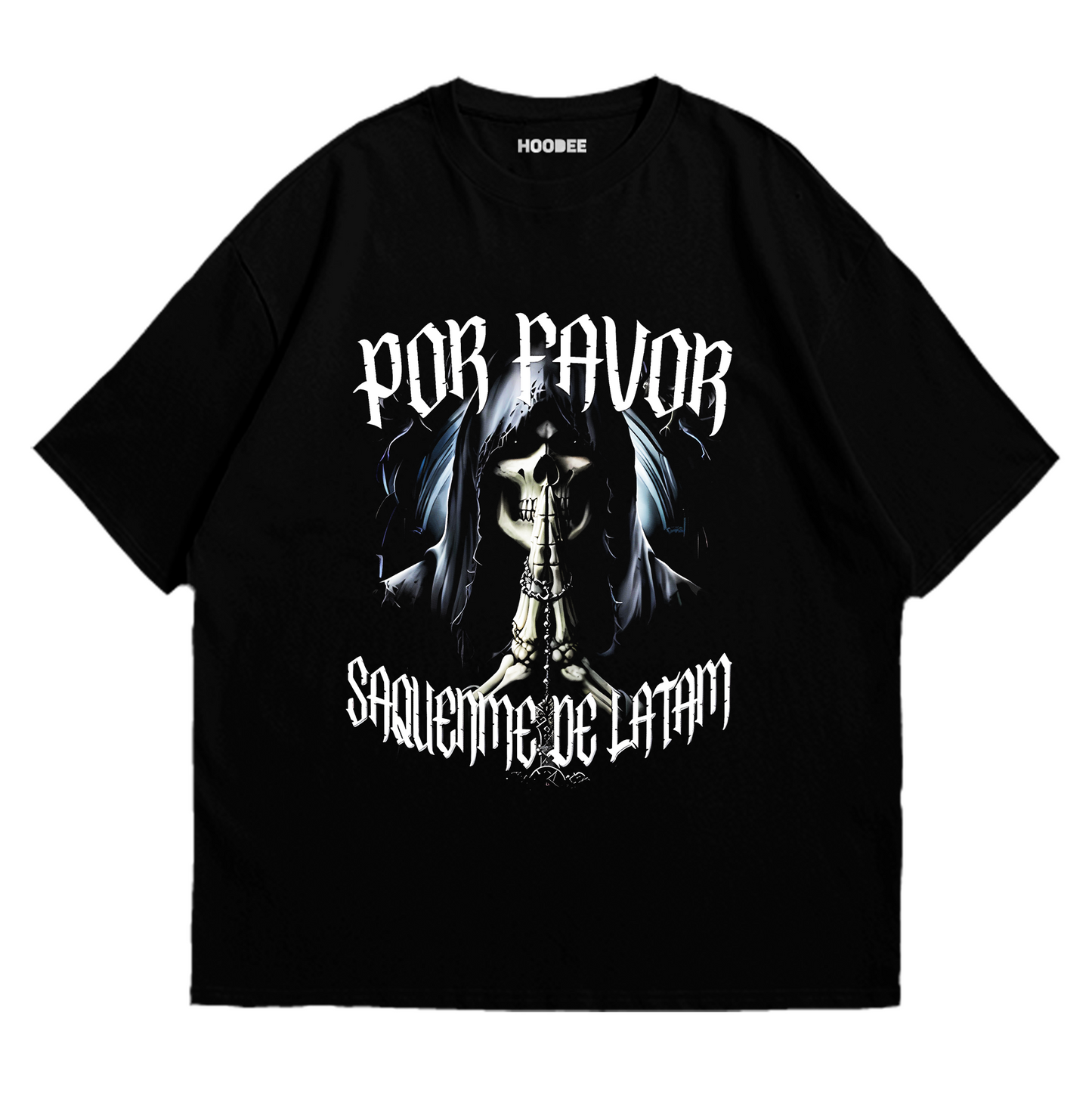 Playera oversize - Orando por un boleto fuera de LATAM
