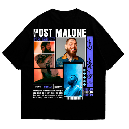 Playera oversize Post Malone #8