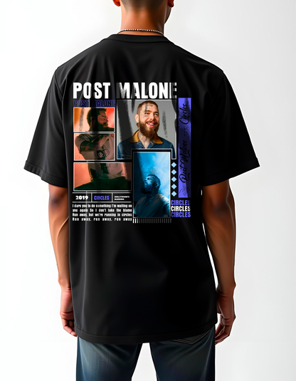 Playera oversize Post Malone #8