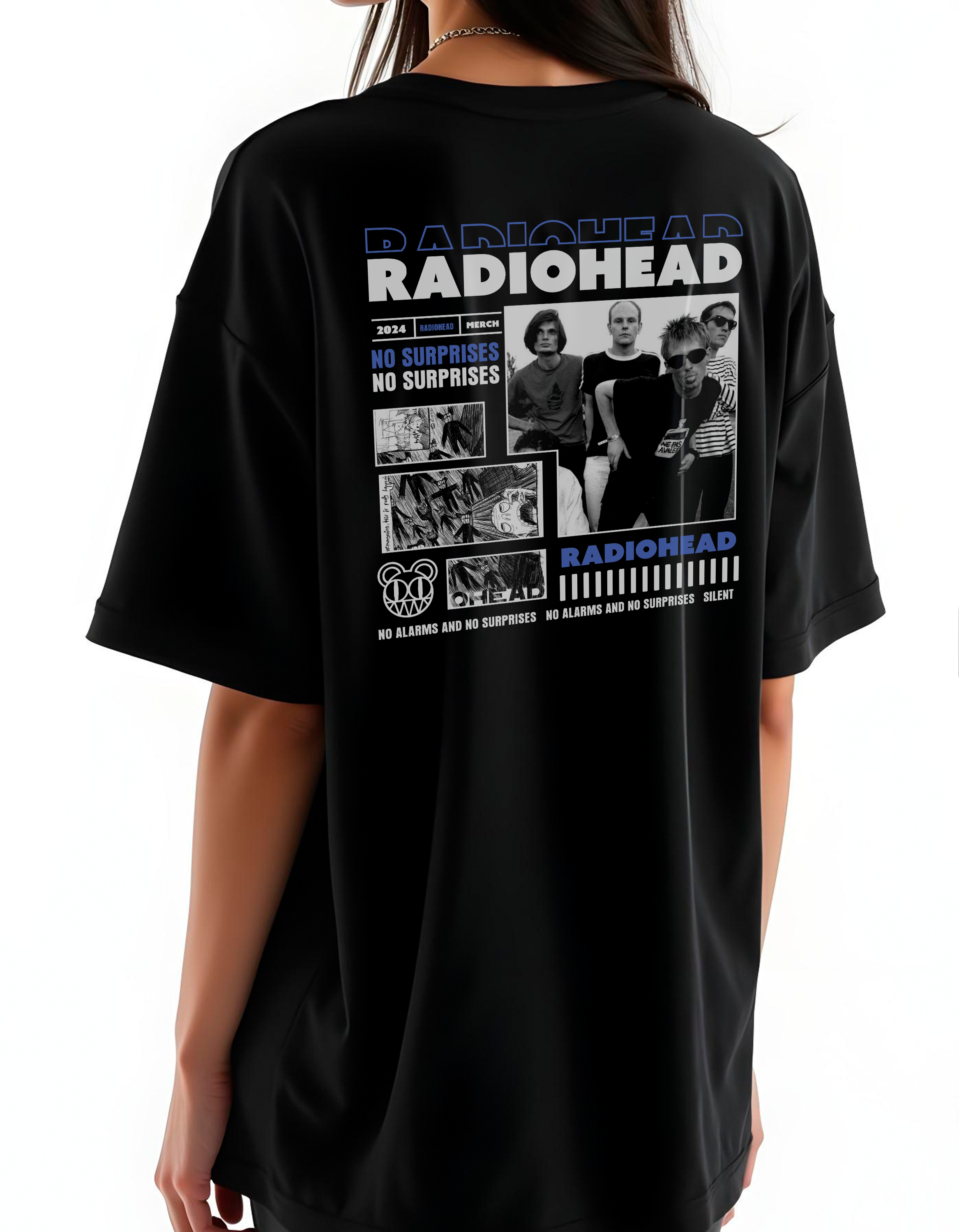 Playera oversize Radiohead #1