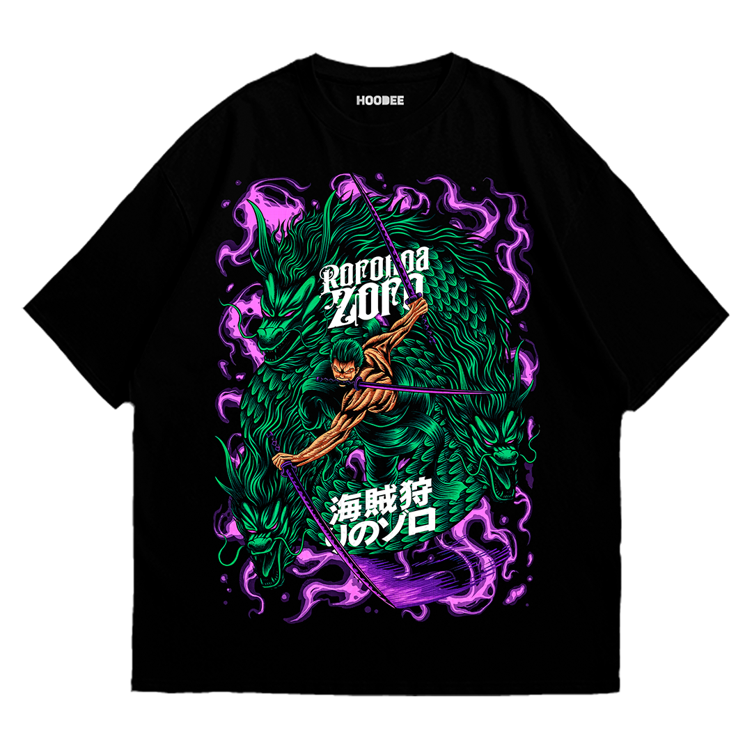 Playera oversize One piece - Roronoa Zoro #5