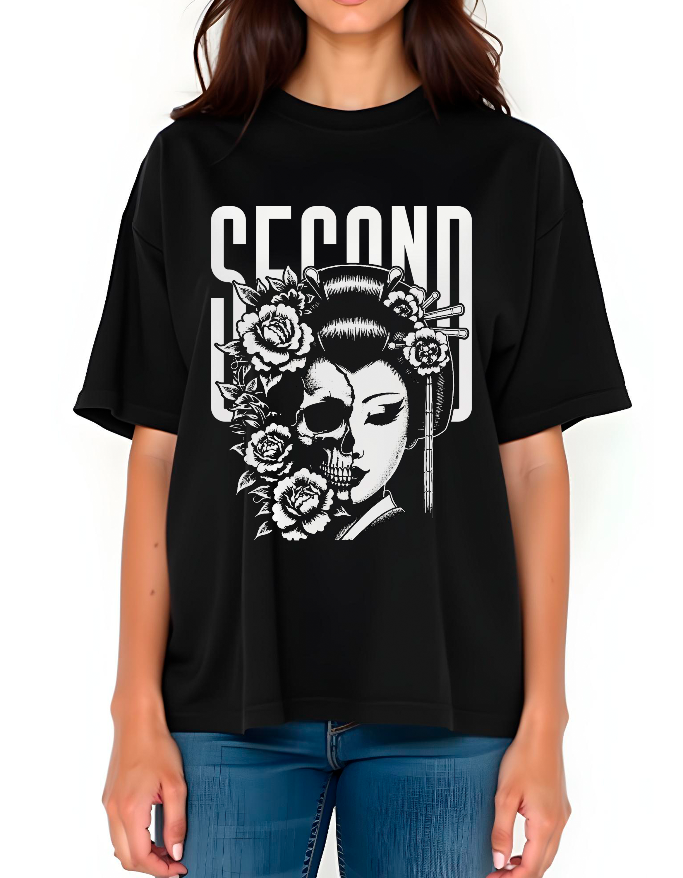 Playera oversize Second