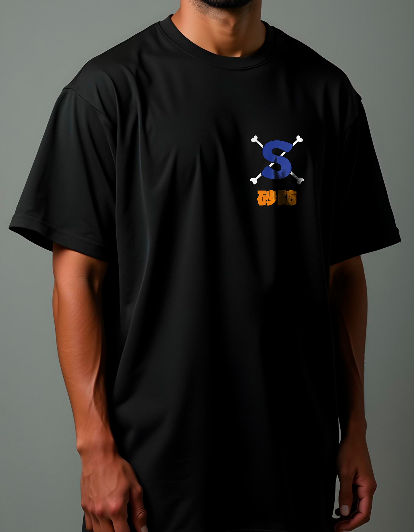 Playera oversize One piece - Sabo #1