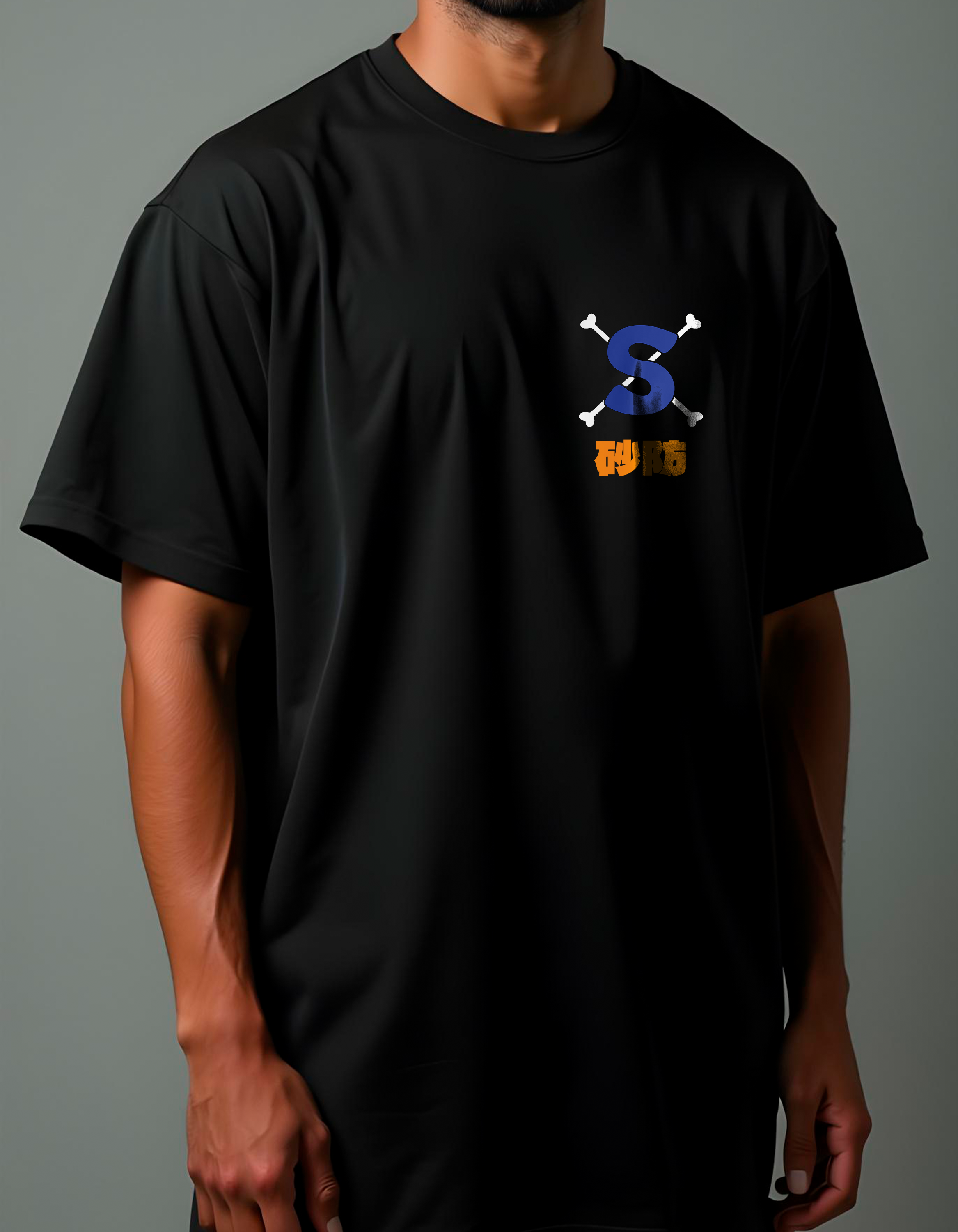 Playera oversize One piece - Sabo #1