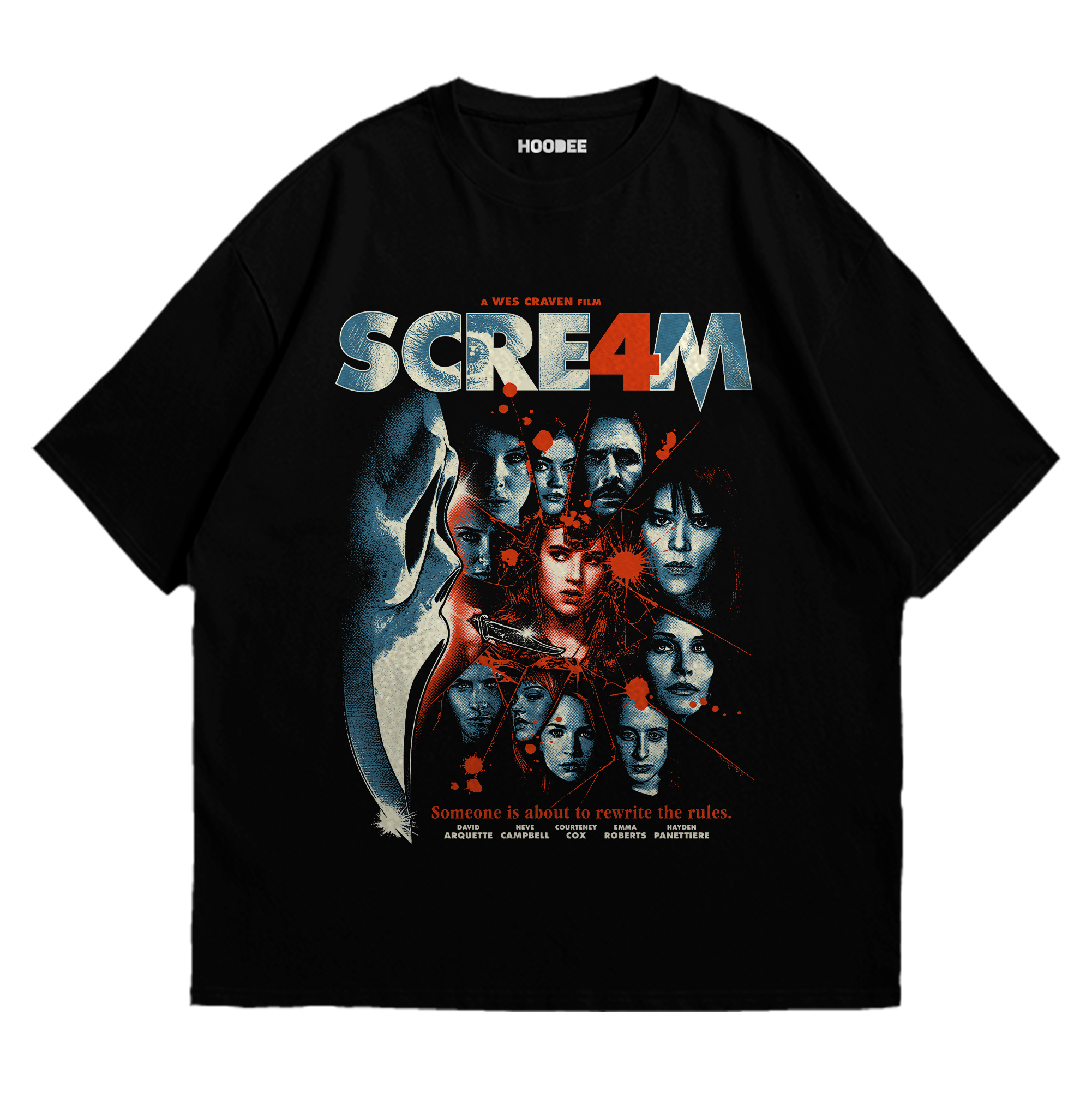 Playera oversize Scream #1