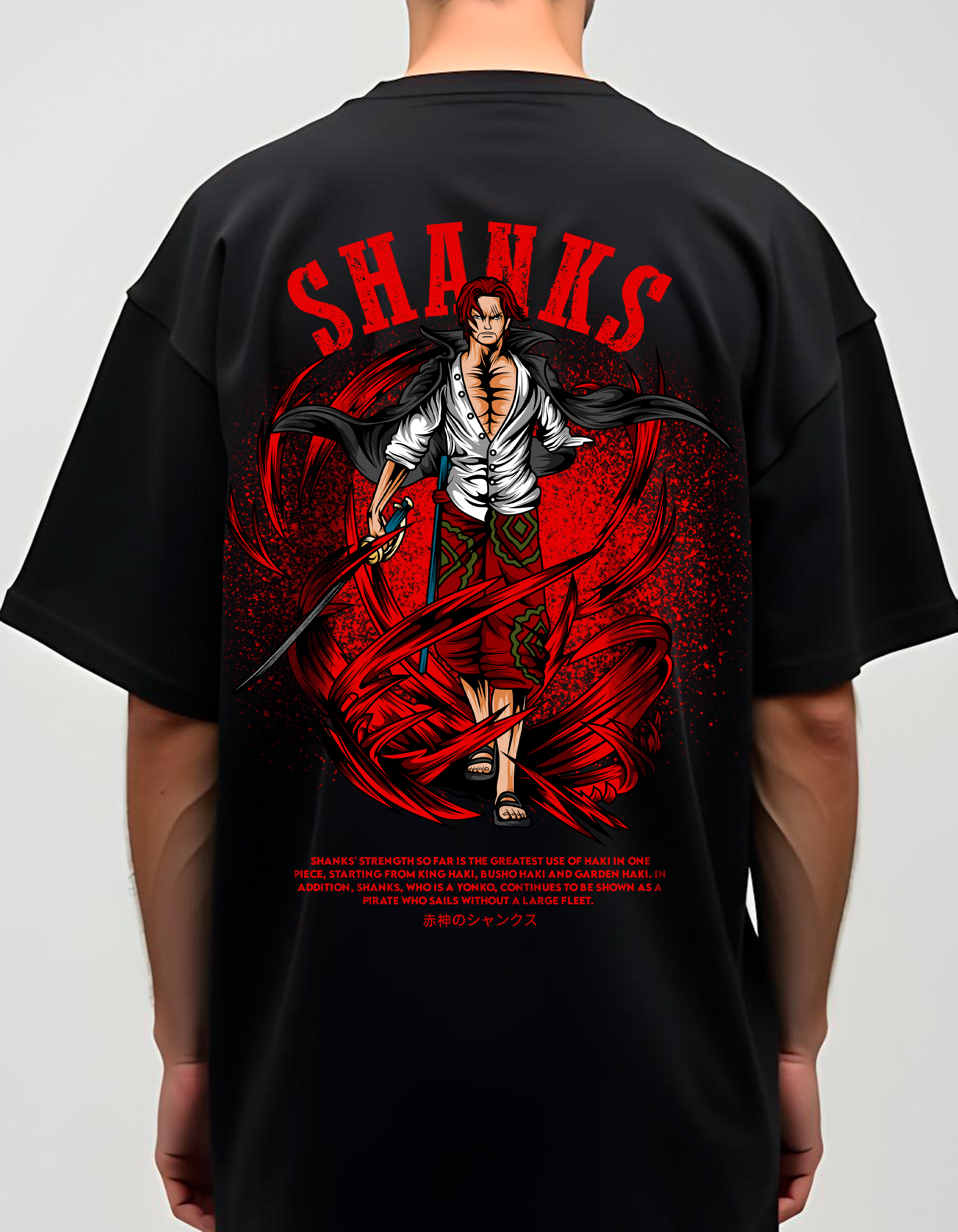 Playera oversize One piece - Shanks #1