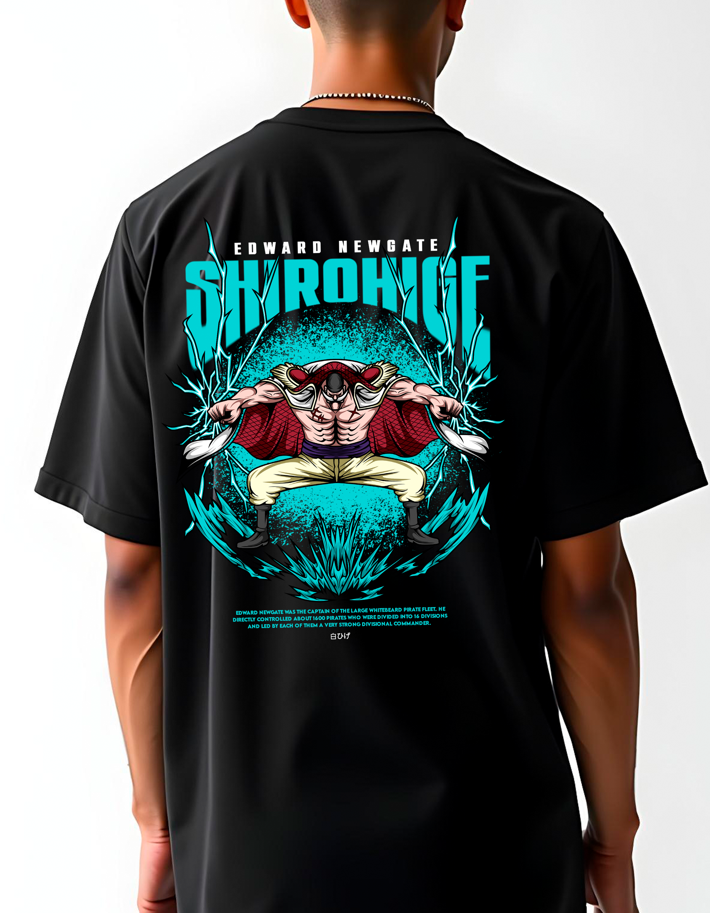 Playera oversize One piece - Shirohige #1