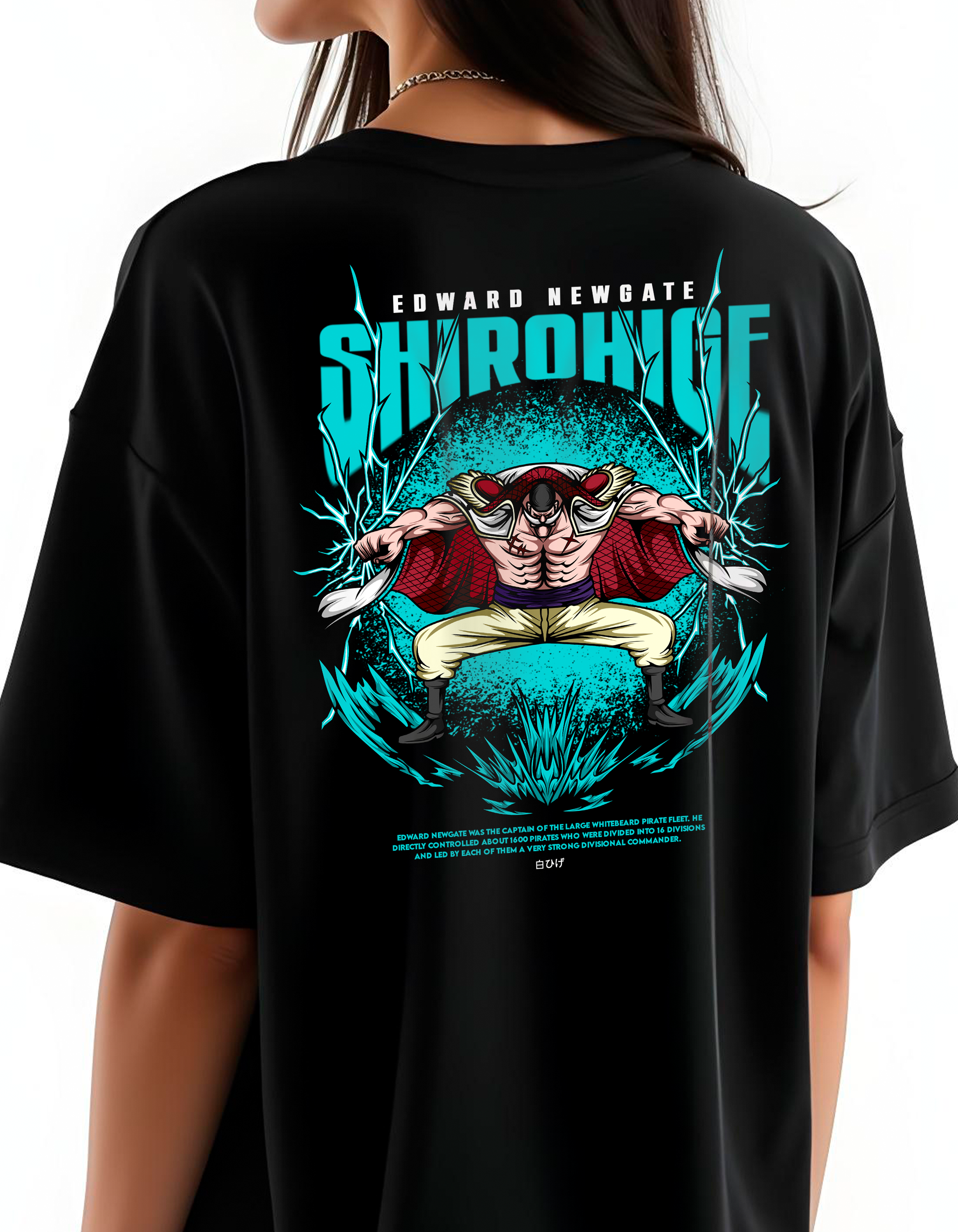 Playera oversize One piece - Shirohige #1