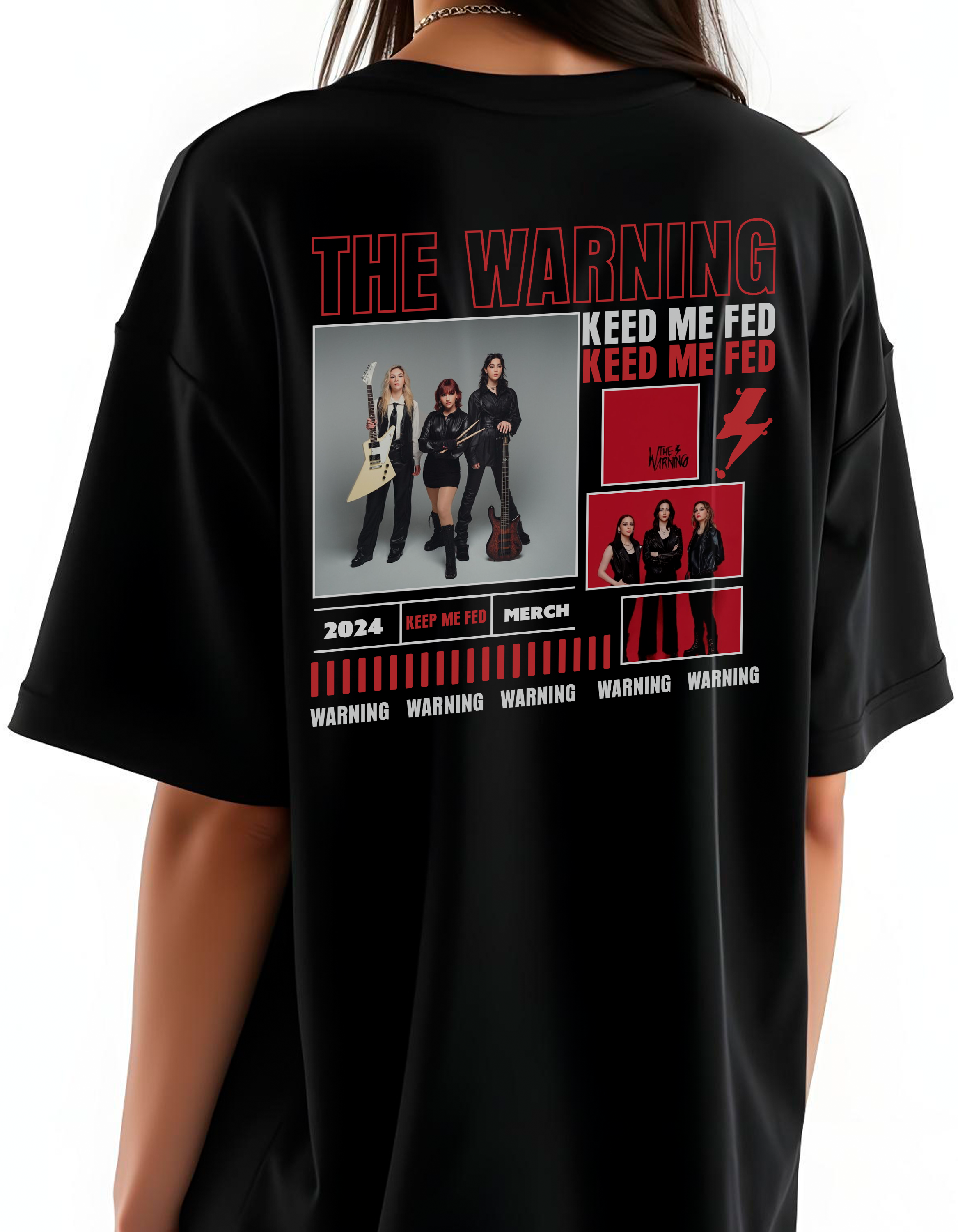 Playera oversize The Warning #1