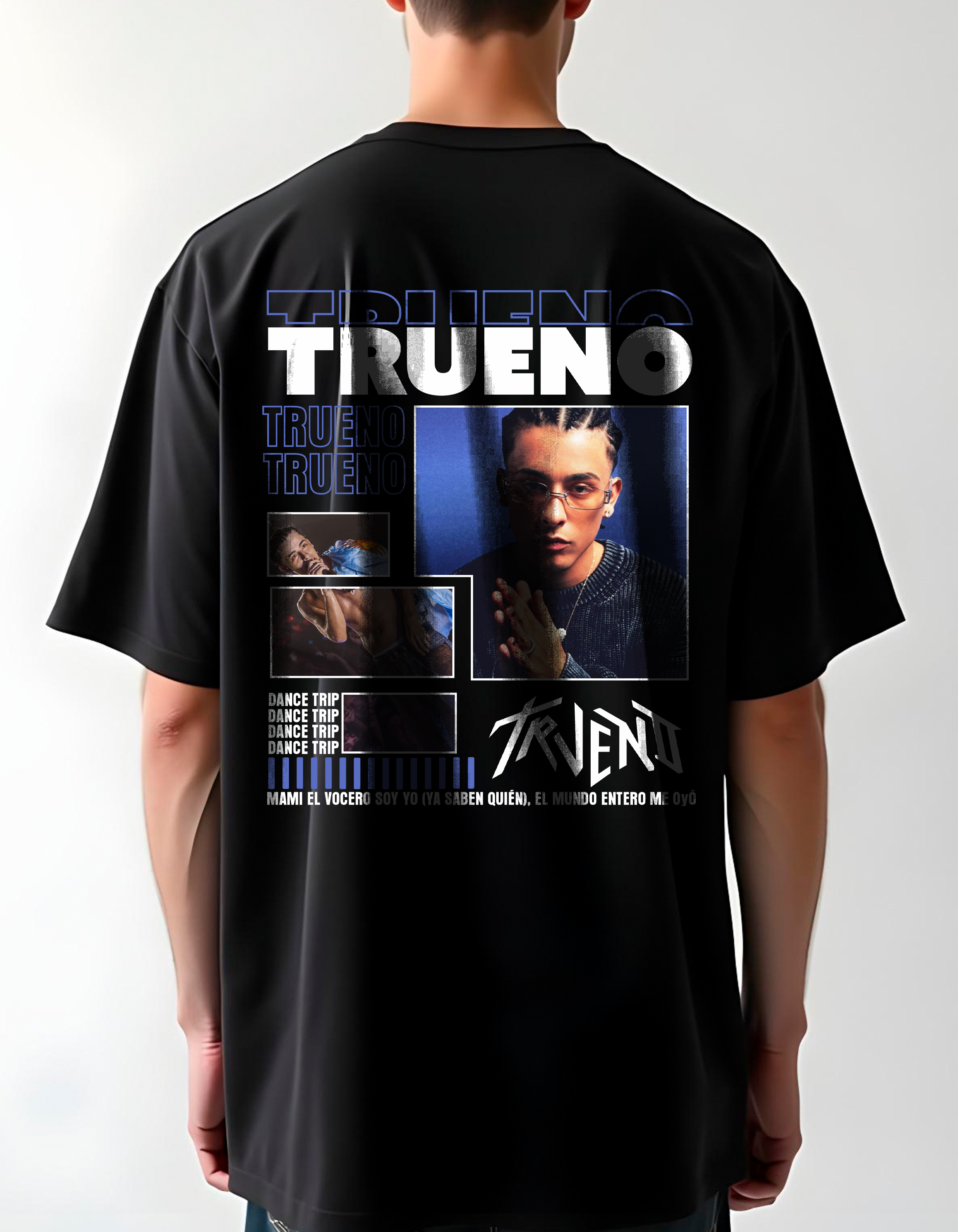 Playera oversize Trueno #1