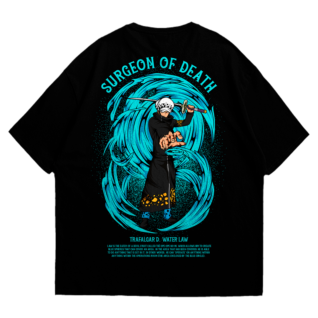 Playera oversize One piece - Trafalgar Law #1