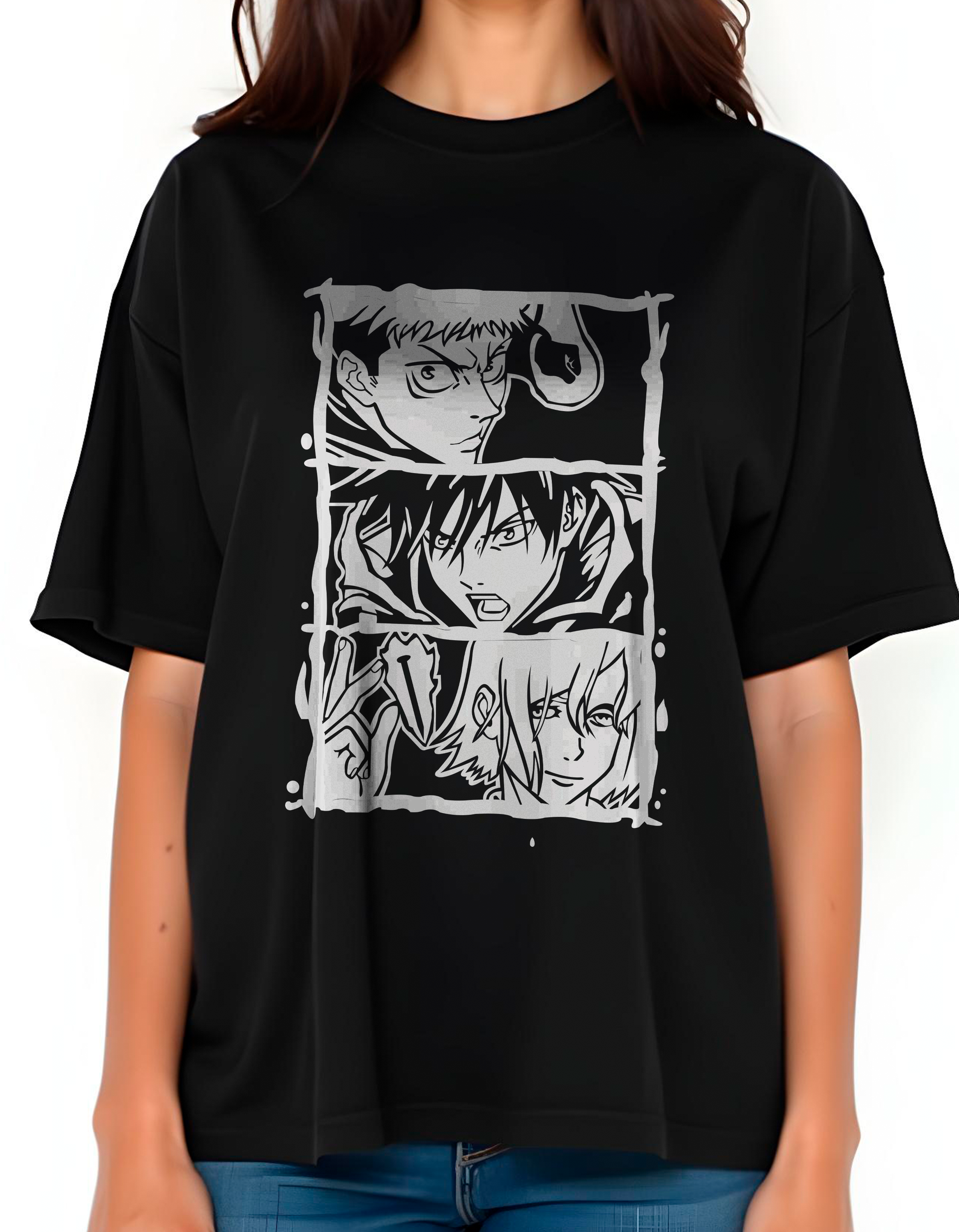 Playera oversize Jujutsu kaisen #1
