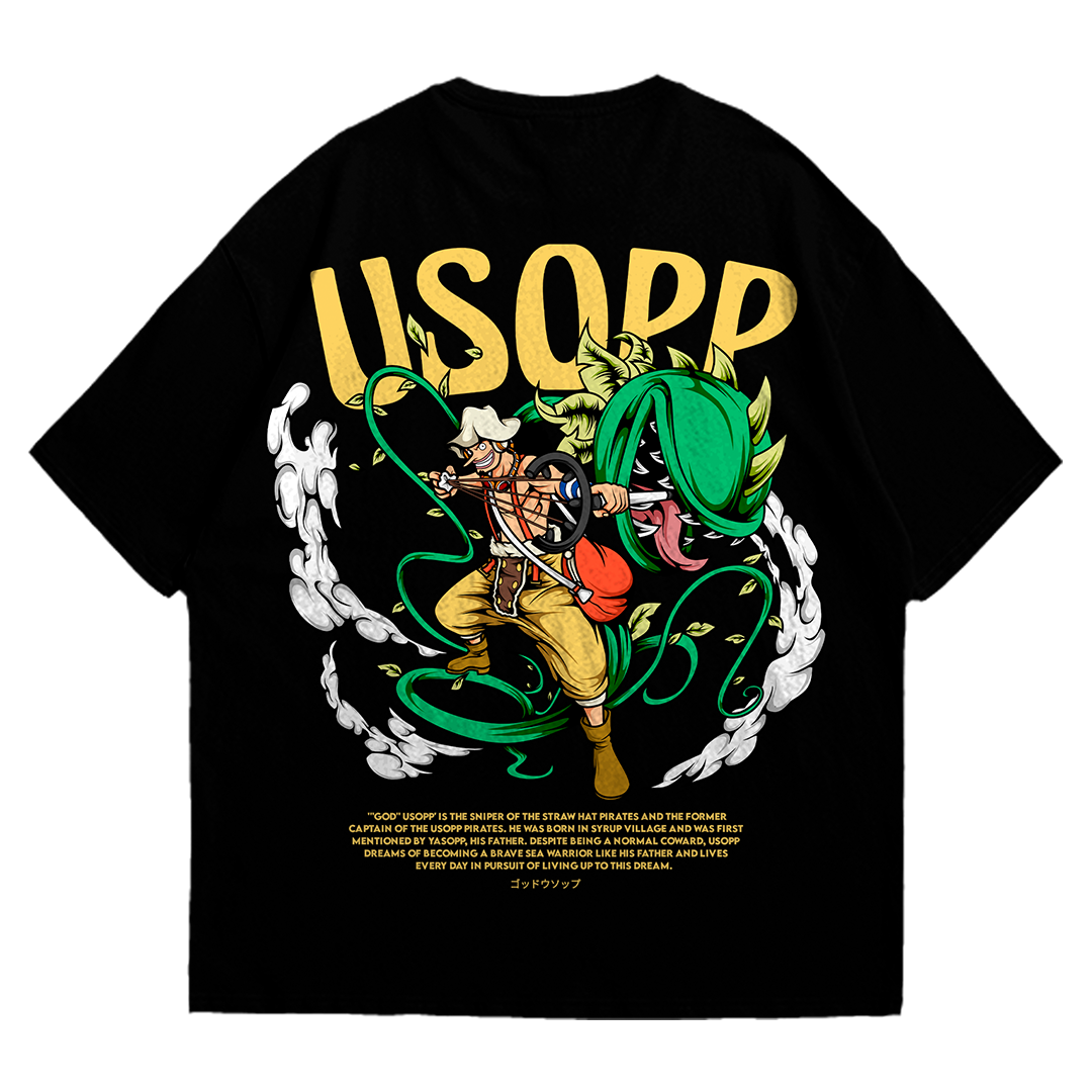 Playera oversize One piece - Usopp #1