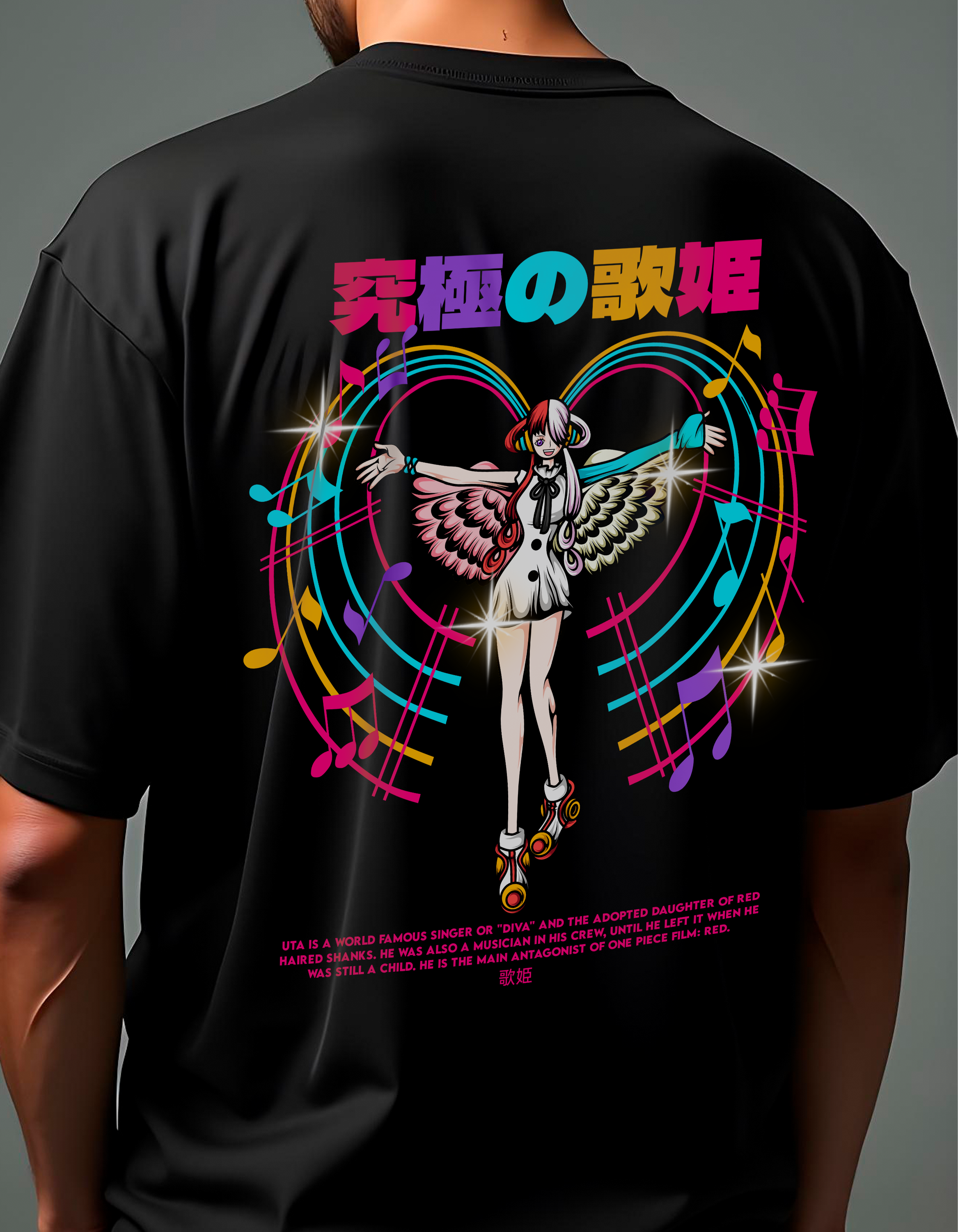 Playera oversize One piece - Uta #1