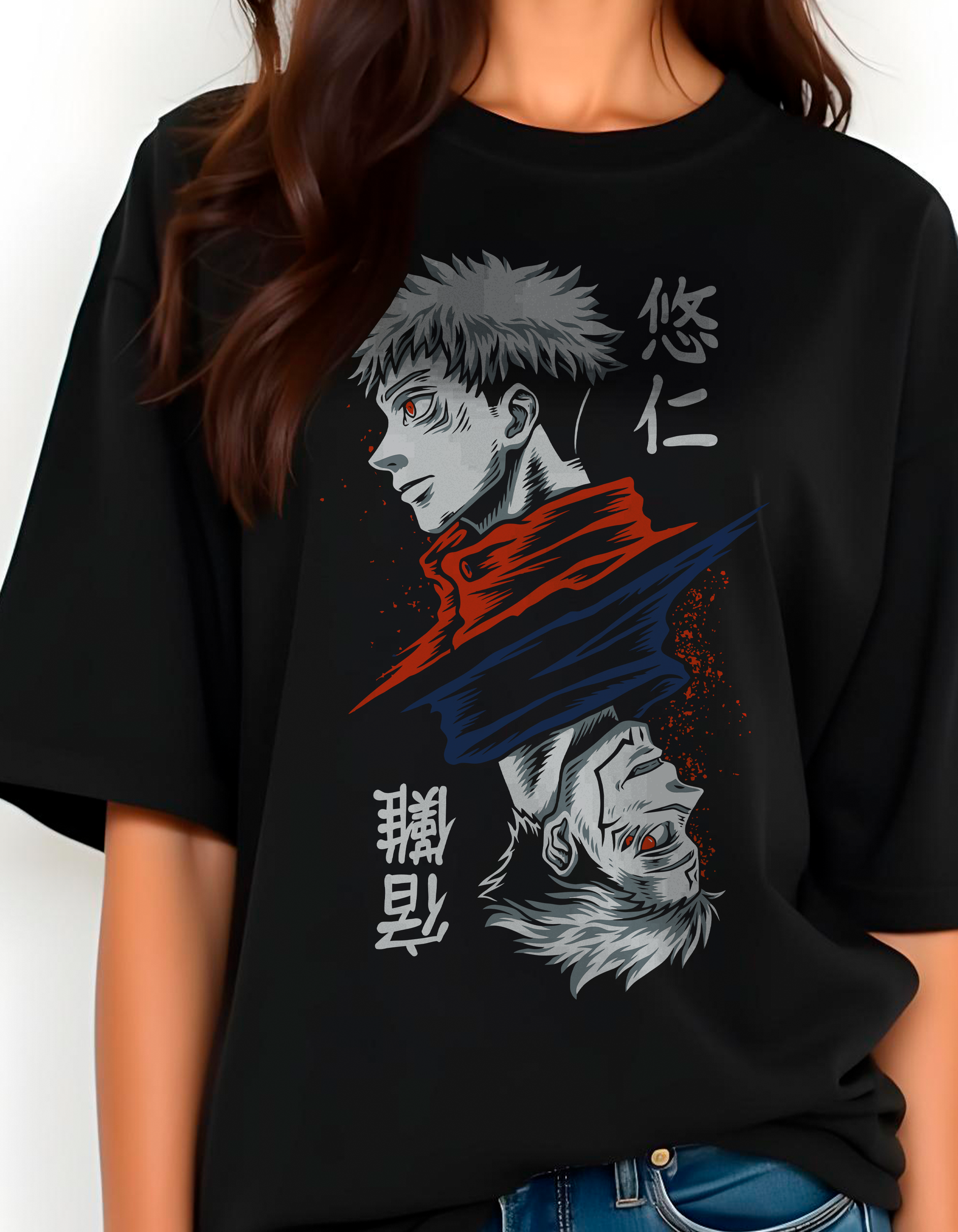 Playera oversize Jujutsu kaisen - Yuji Itadori #2