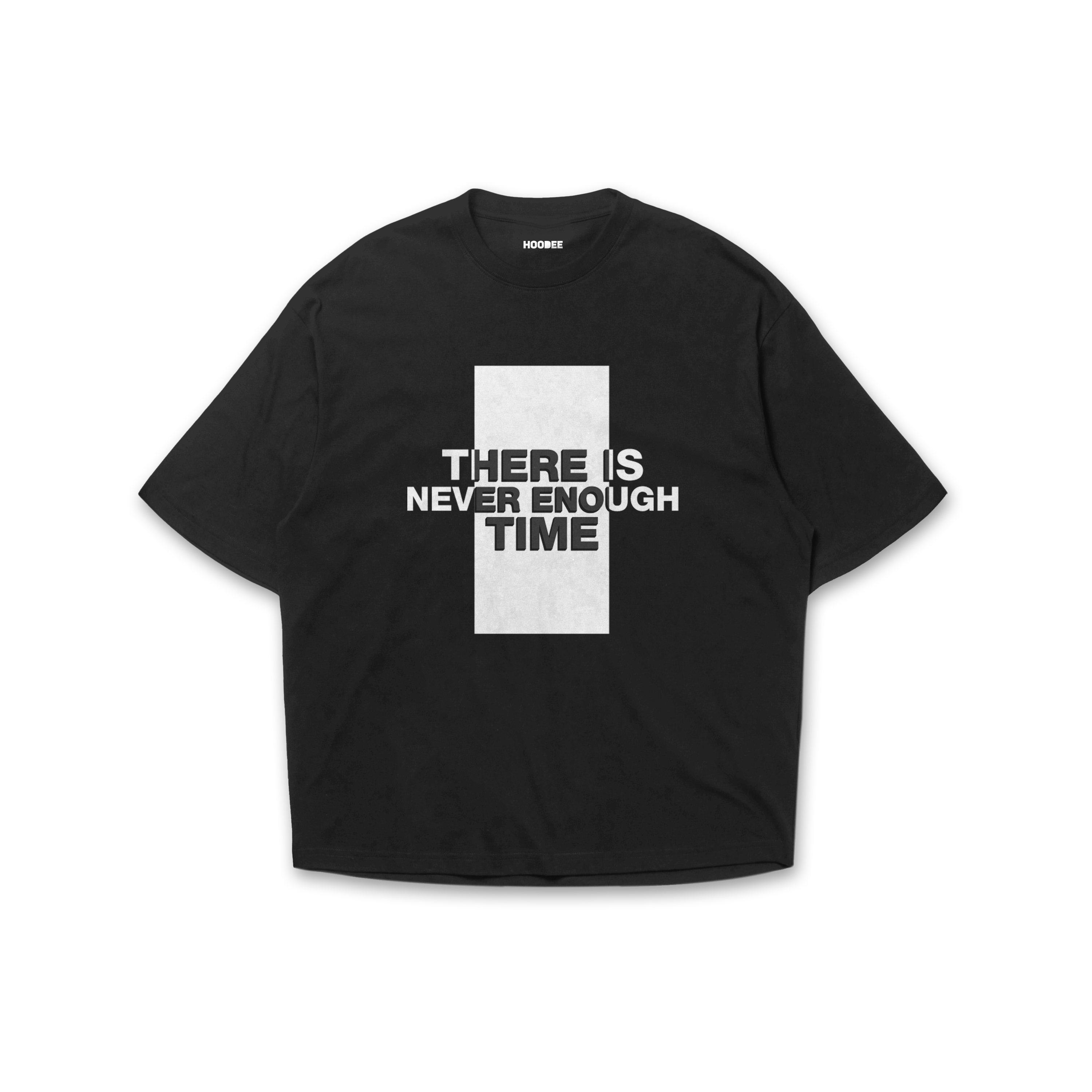 Playera oversize Never enough time