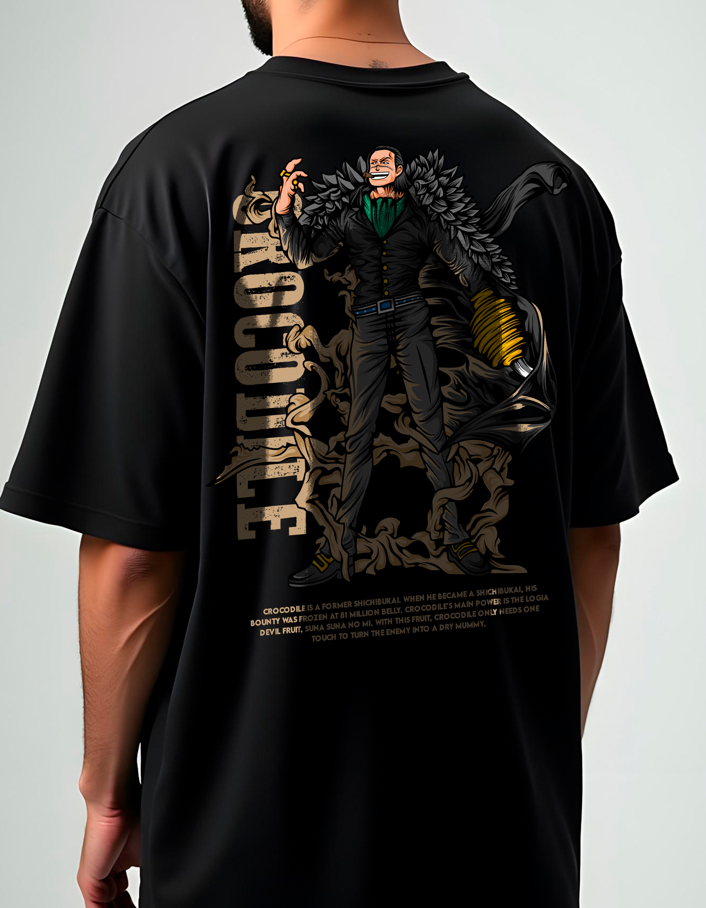 Playera oversize One piece - Crocodile #1