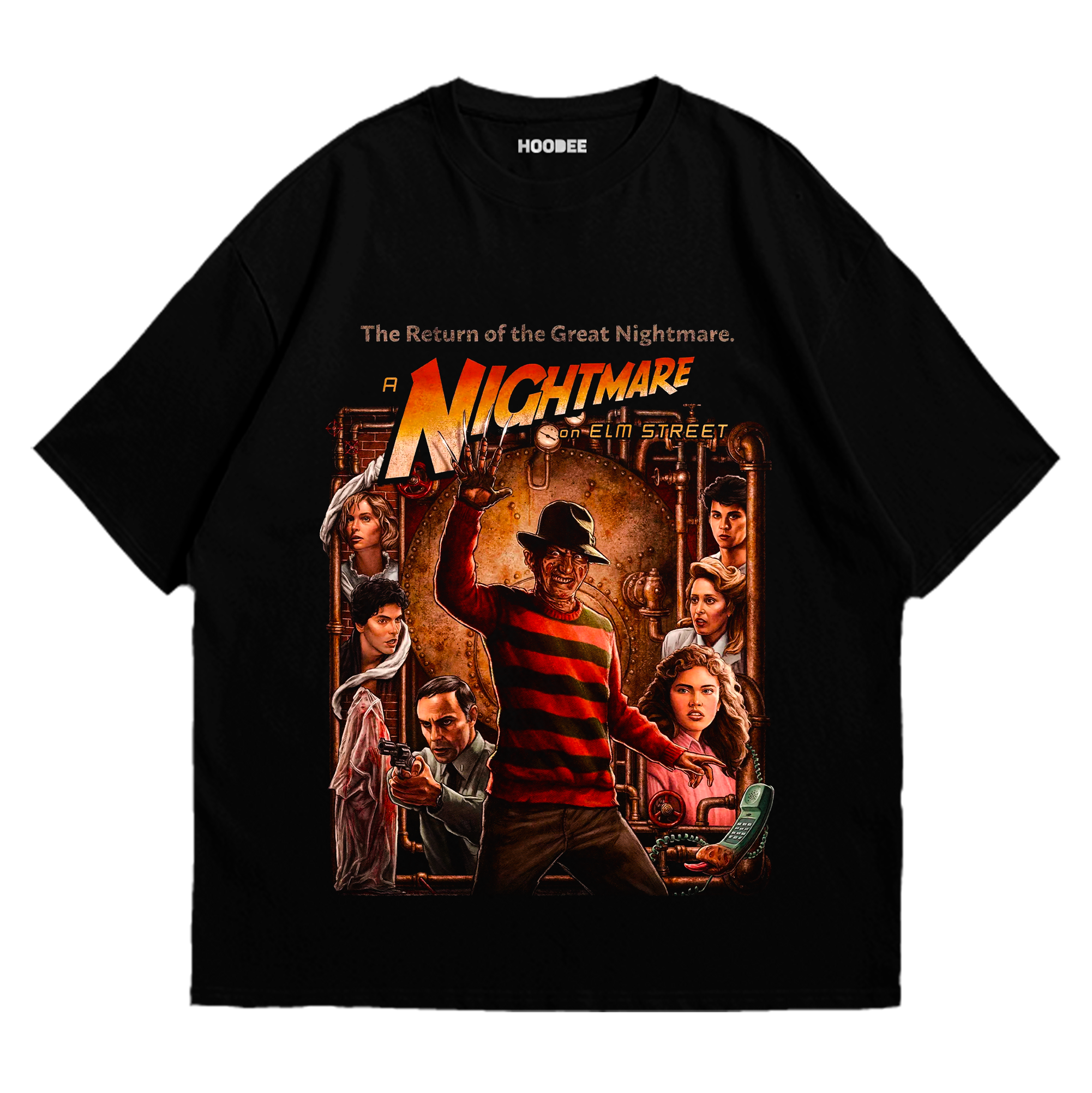 Playera oversize Freddy Krueger #2