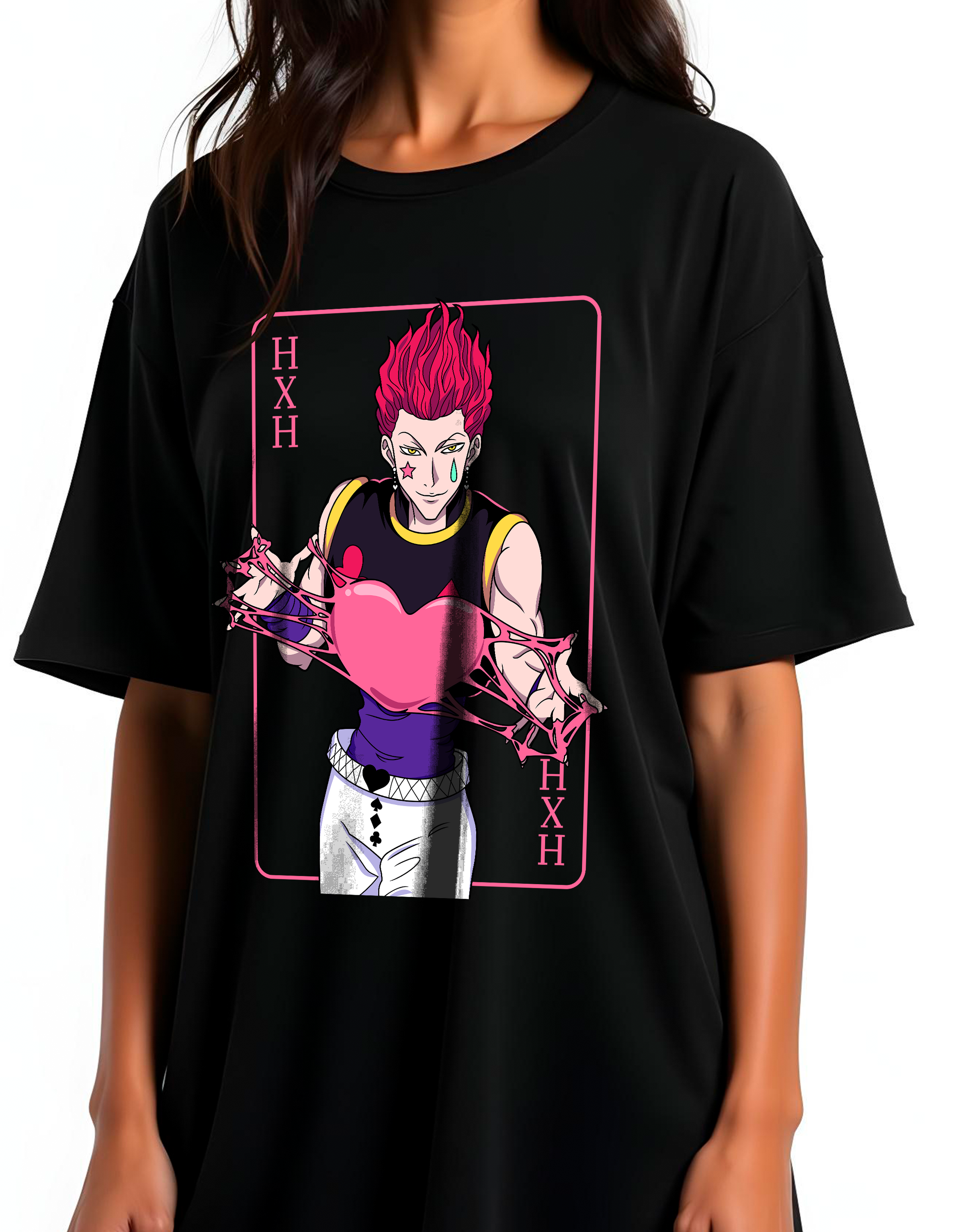 Playera oversize Hunter x Hunter - Hisoka #1