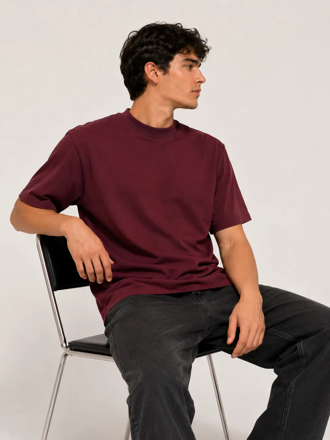 Playera Semi Oversize 250g Personalizada | Colores Sólidos | HOODEE