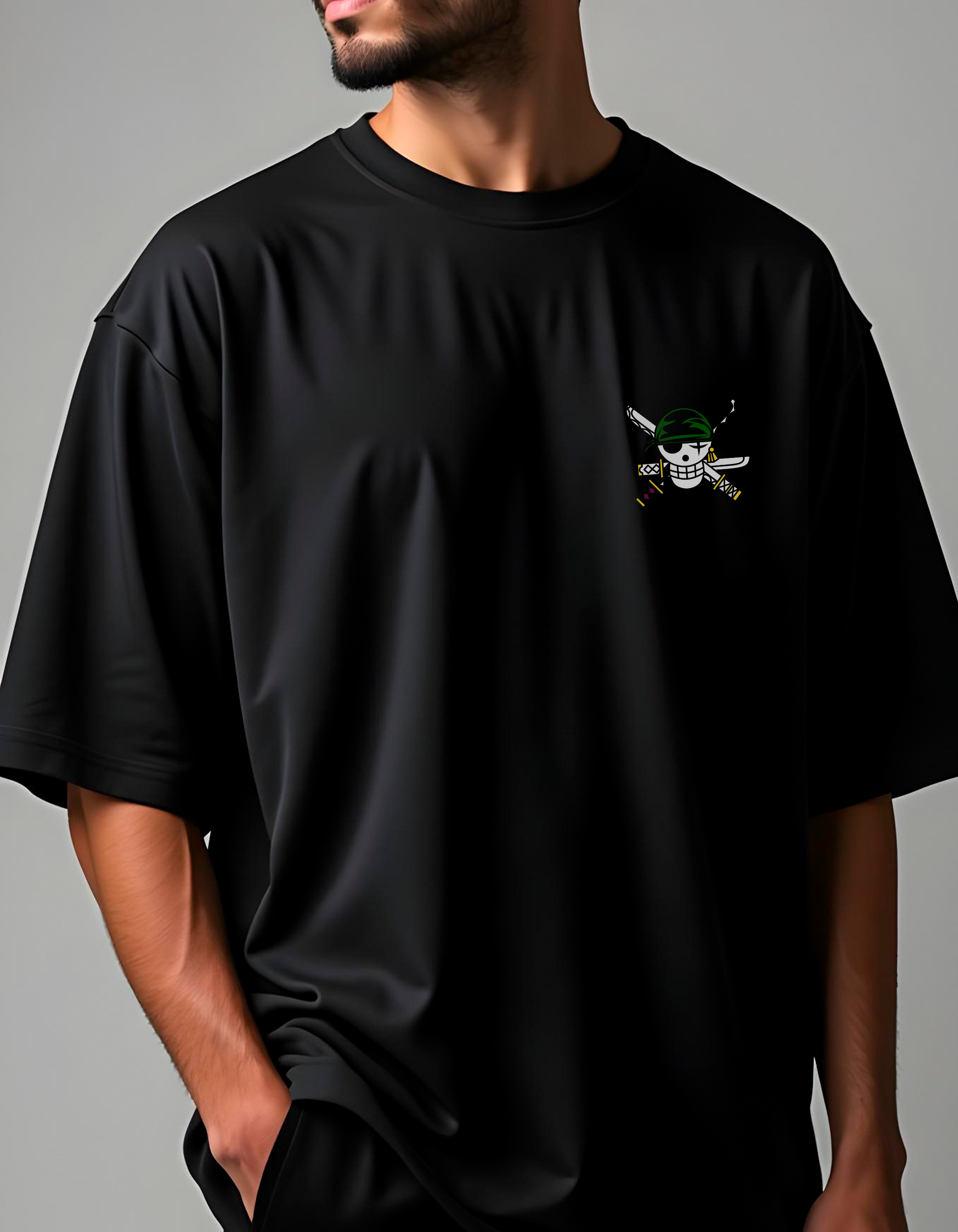Playera oversize One piece - Roronoa Zoro #4